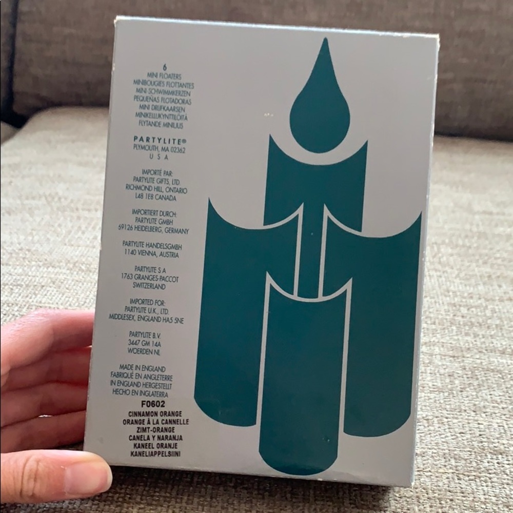 Partylite cinnamon orange mini floaters